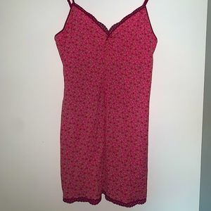 Vintage Victoria’s Secret Mesh Floral Slip Dress